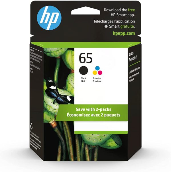 HP 65 Black & Tri-Color Ink Cartridge Set