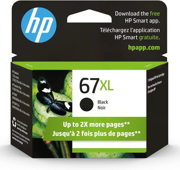 HP 67XL High-Yield Black Ink Cartridge