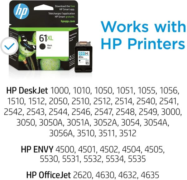 HP 61XL Black Ink Cartridge - Image 3