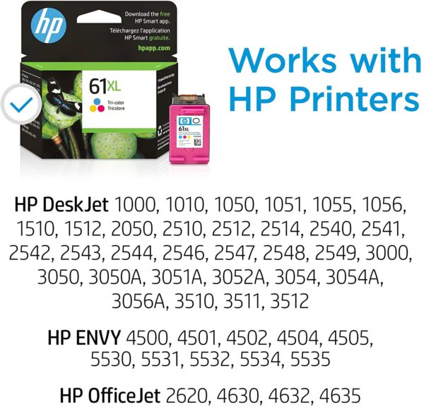 HP 61XL Tricolor Ink Cartridge - Image 2